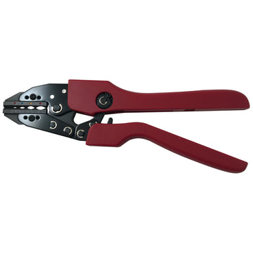 Heavy Duty Ergonomic Ratcheting Crimper Tool For 22-8 Gauge Heat Shrink Terminals