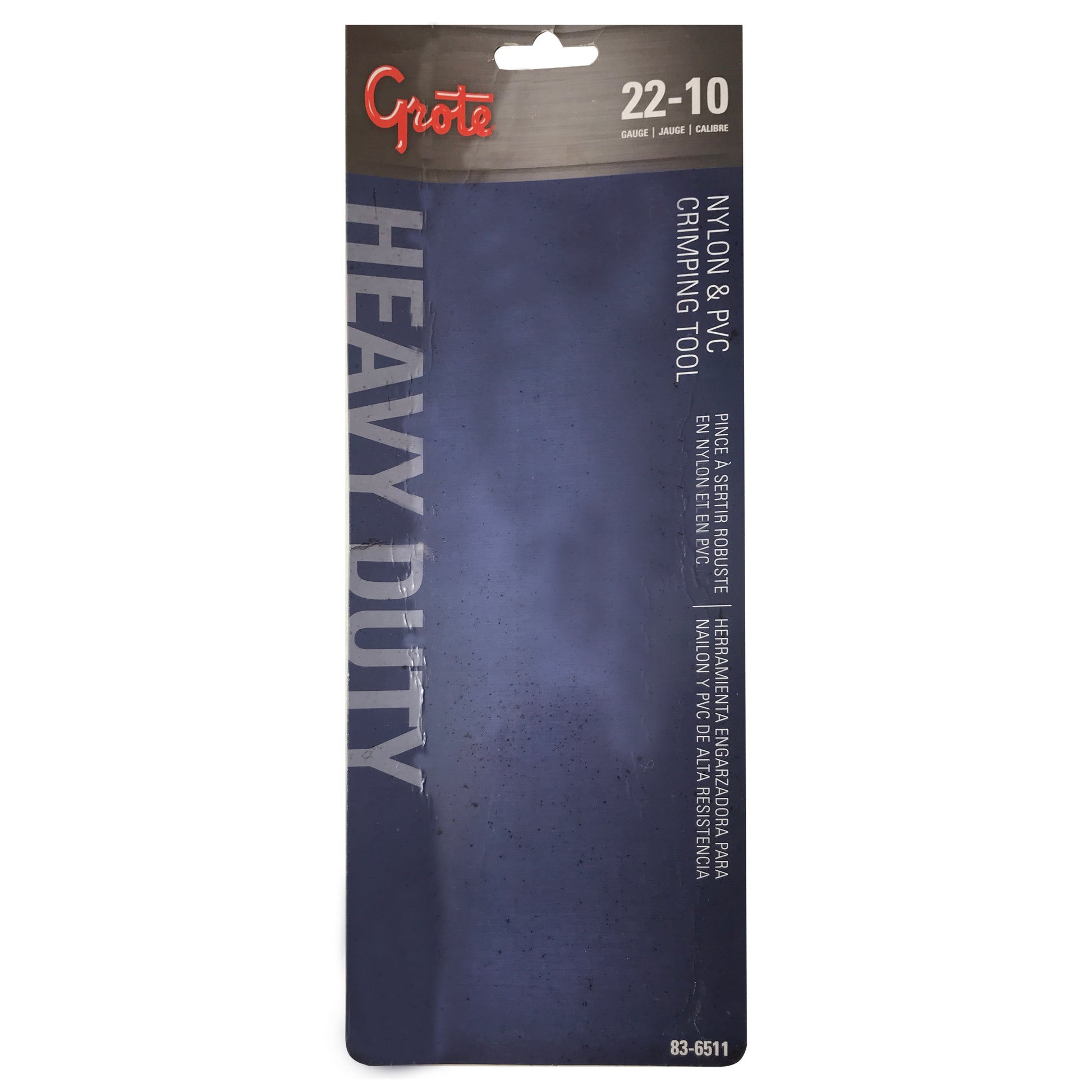 Grote Heavy Duty Ratcheting Crimper Tool for 22-10 Gauge Insulated Nylon & Vinyl PVC Terminals