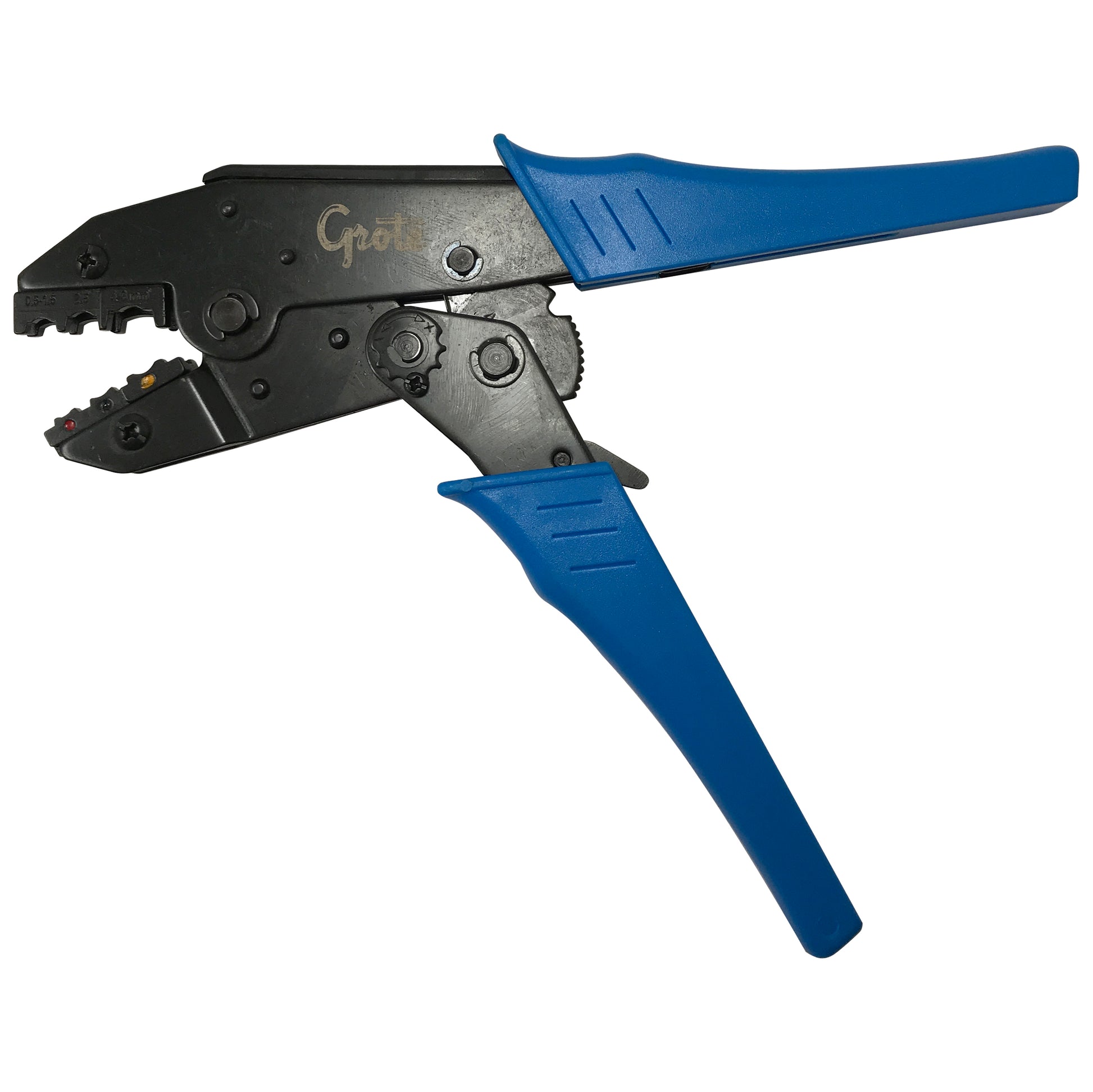 Grote Heavy Duty Ratcheting Crimper Tool for 22-10 Gauge Insulated Nylon & Vinyl PVC Terminals