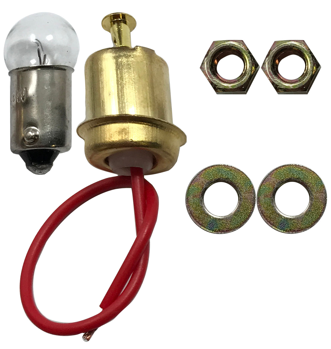 Sun East Chrome 2 in.  Inch Mechanical Oil Pressure Gauge Kit 0-80 PSI in.