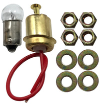 OPTA Chrome 2-1/16 in.  Ammeter 60-0-60 Amperes Gauge & Mount Kit in.