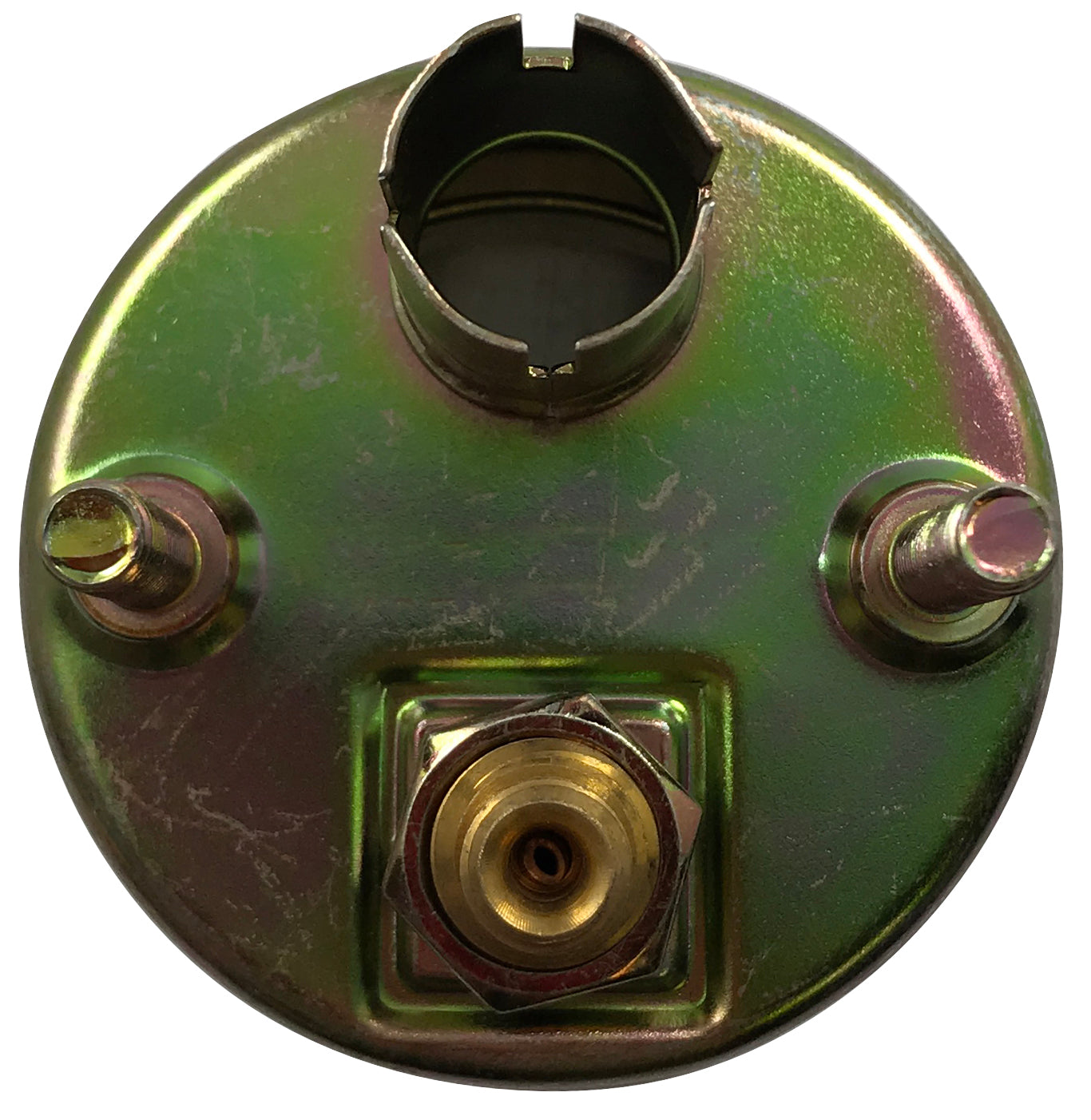 Sun East Chrome 2 in.  Inch Mechanical Oil Pressure Gauge Kit 0-80 PSI in.