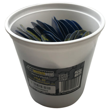 Western Weld 100 Pieces 2-1/8" Medium Round Reinforced Tire Repair Patch Pale - USA