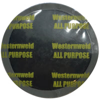 Western Weld 100 Pieces 2-1/8" Medium Round Reinforced Tire Repair Patch Pale - USA