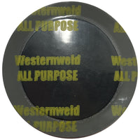 Western Weld 100 Pieces 1-3/4" Small Round Reinforced Tire Repair Patch Pale - USA