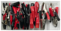 60 Piece Test Clip Alligator & Charging Clamp Assortment Kit