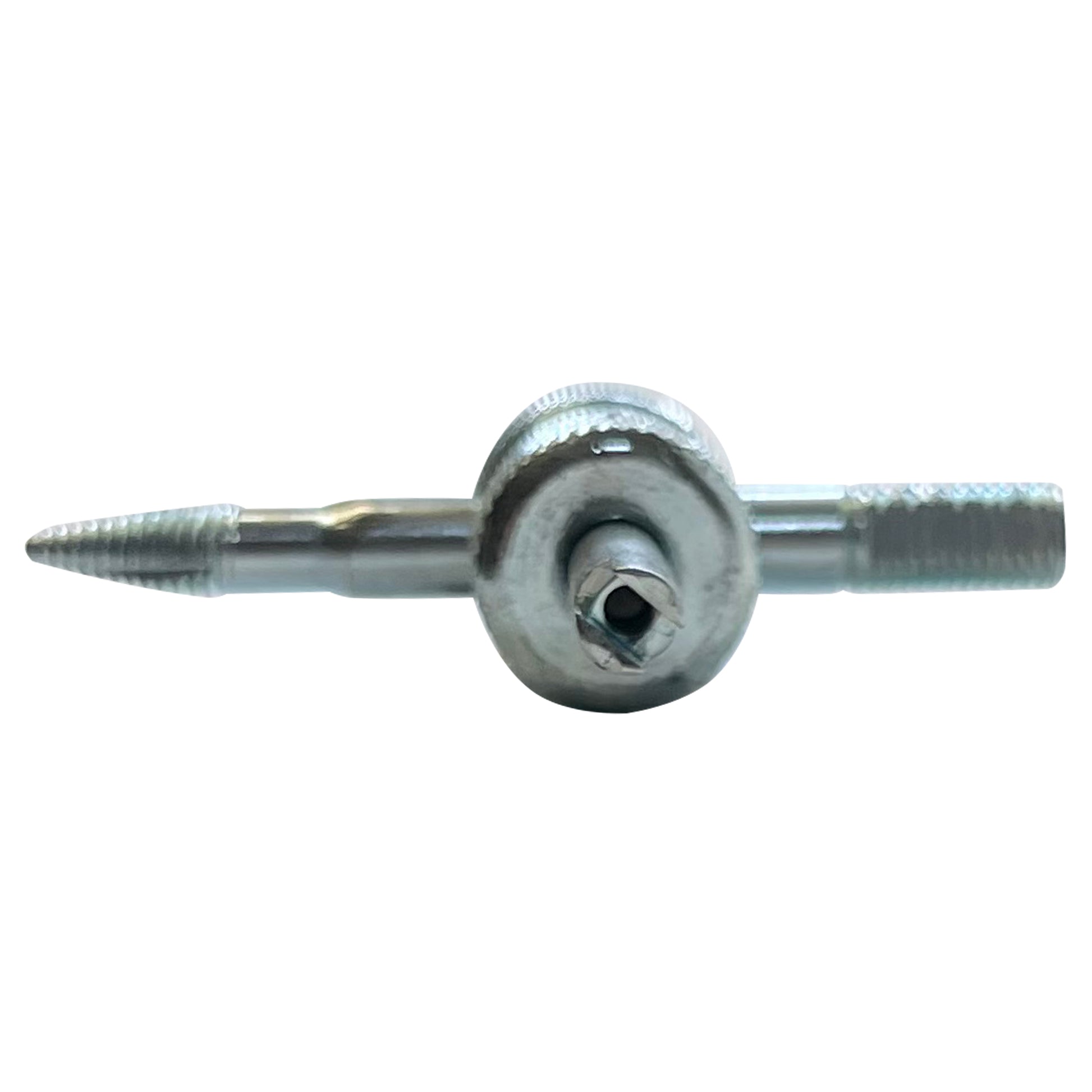 4-Way Tire Valve Core Tool & 4 Valve Cores
