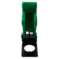 Green Flip Up Toggle Switch Guard Safety Cover - Aircraft Style