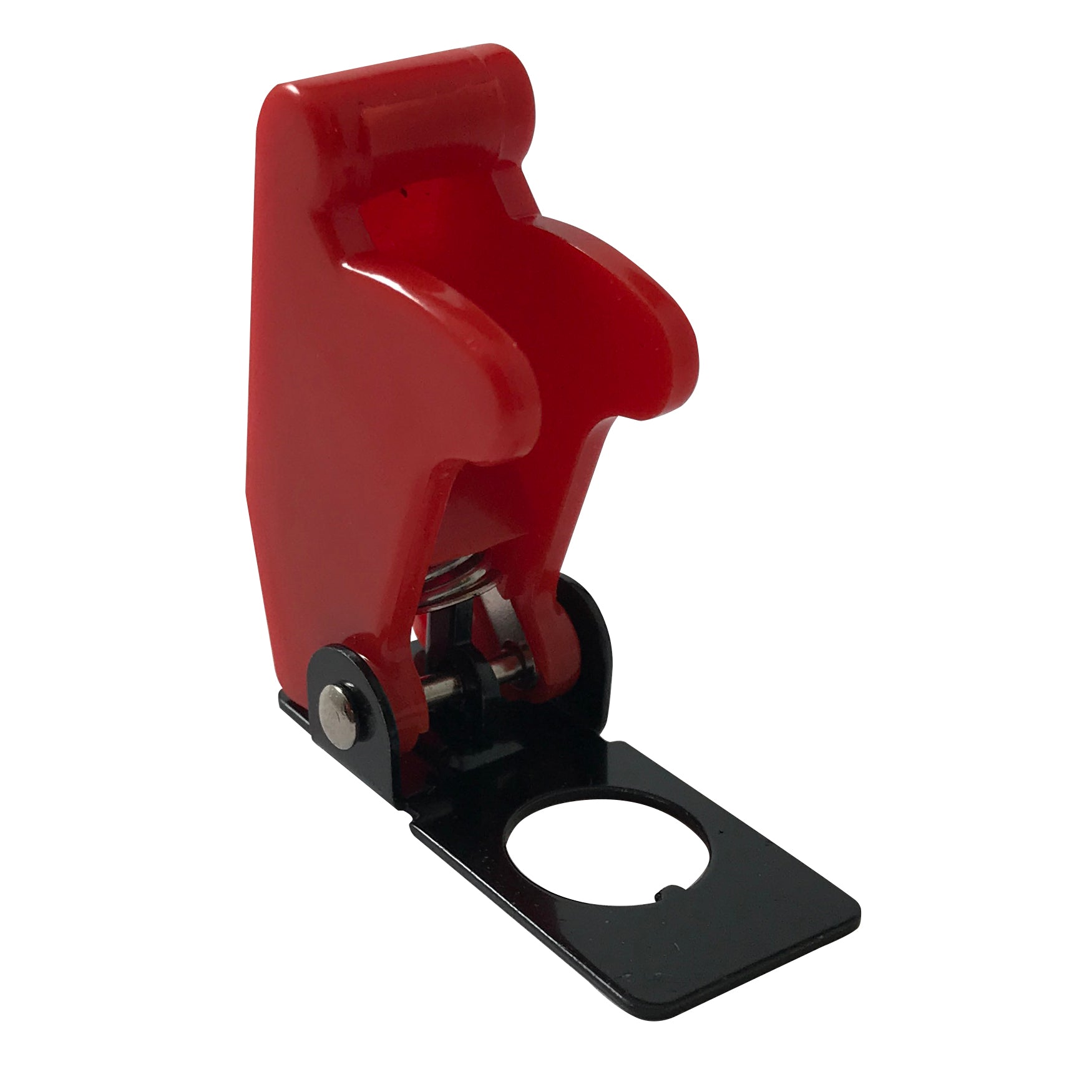 Red Flip Up Toggle Switch Guard Safety Cover - Aircraft Style