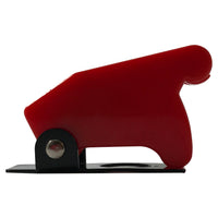 Red Flip Up Toggle Switch Guard Safety Cover - Aircraft Style