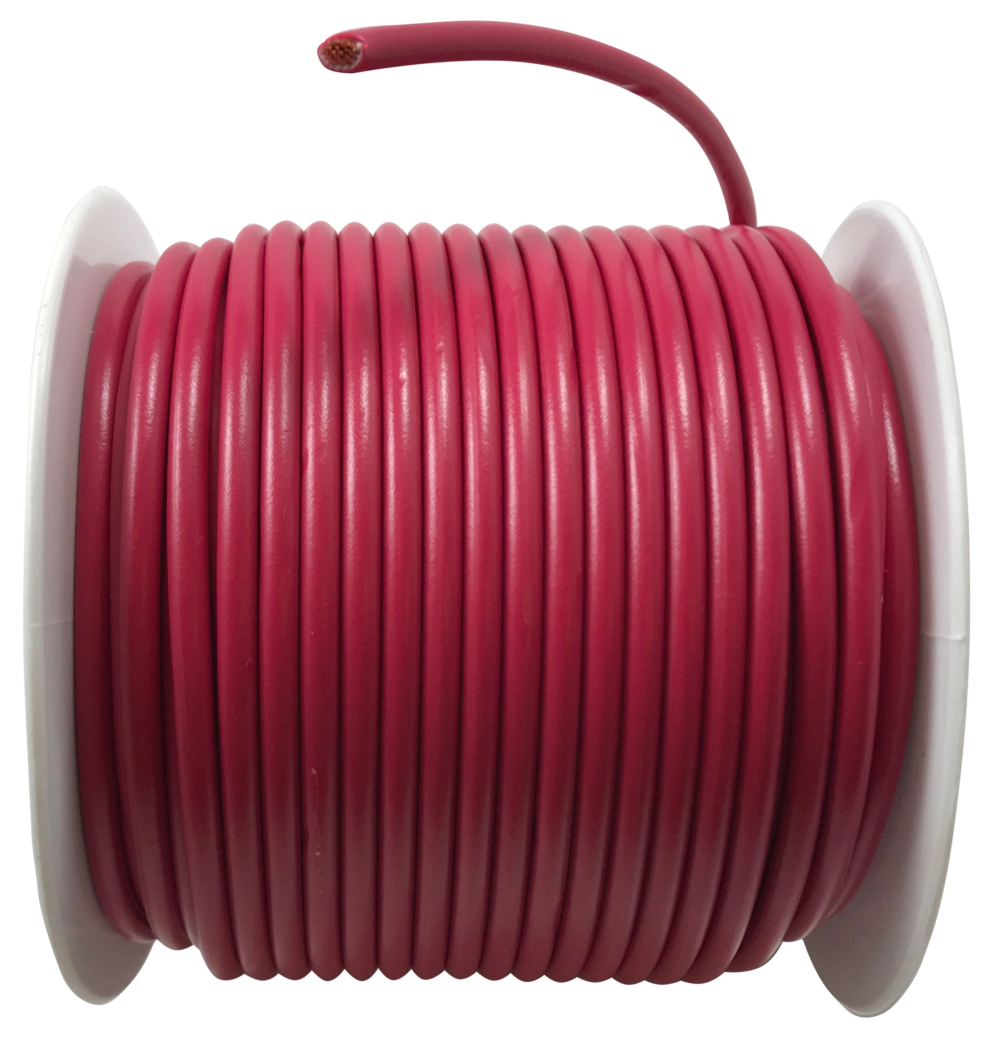 5 Spools Total of Red 100 FT. Automotive Electrical Primary Wire - 10 to 18 AWG Gauge