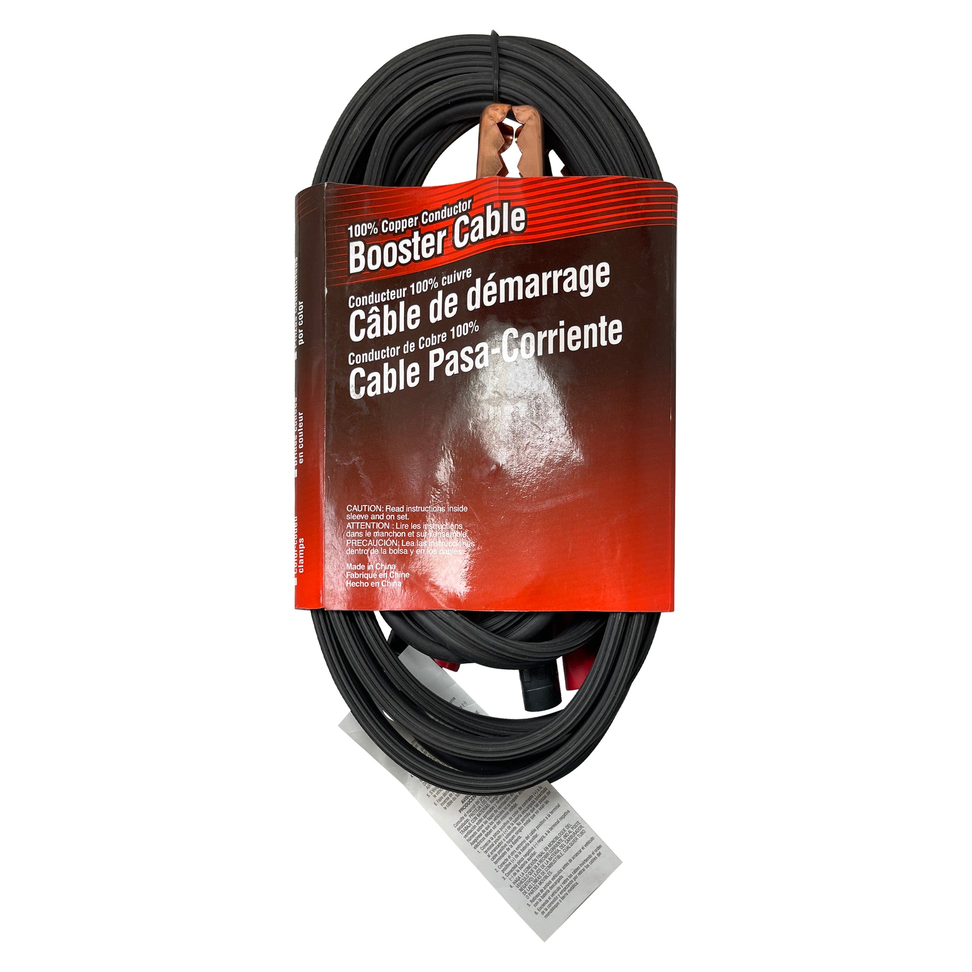 Deka 00153 Heavy Duty 12 FT 10 Gauge Booster Emergency Battery Jumper Cable