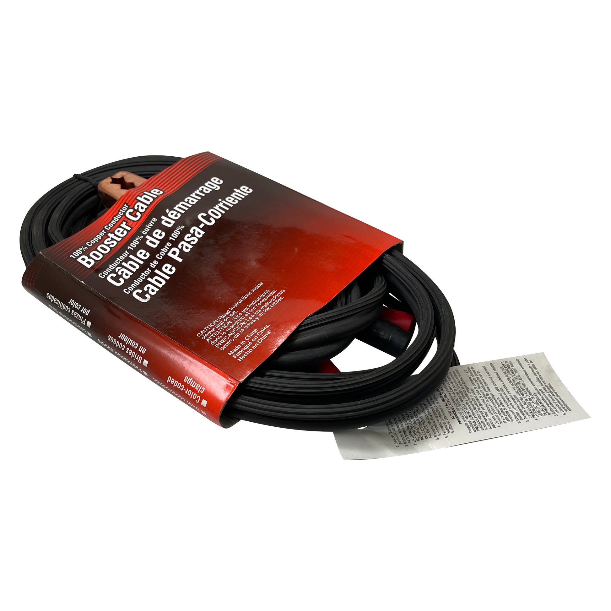 Deka 00153 Heavy Duty 12 FT 10 Gauge Booster Emergency Battery Jumper Cable