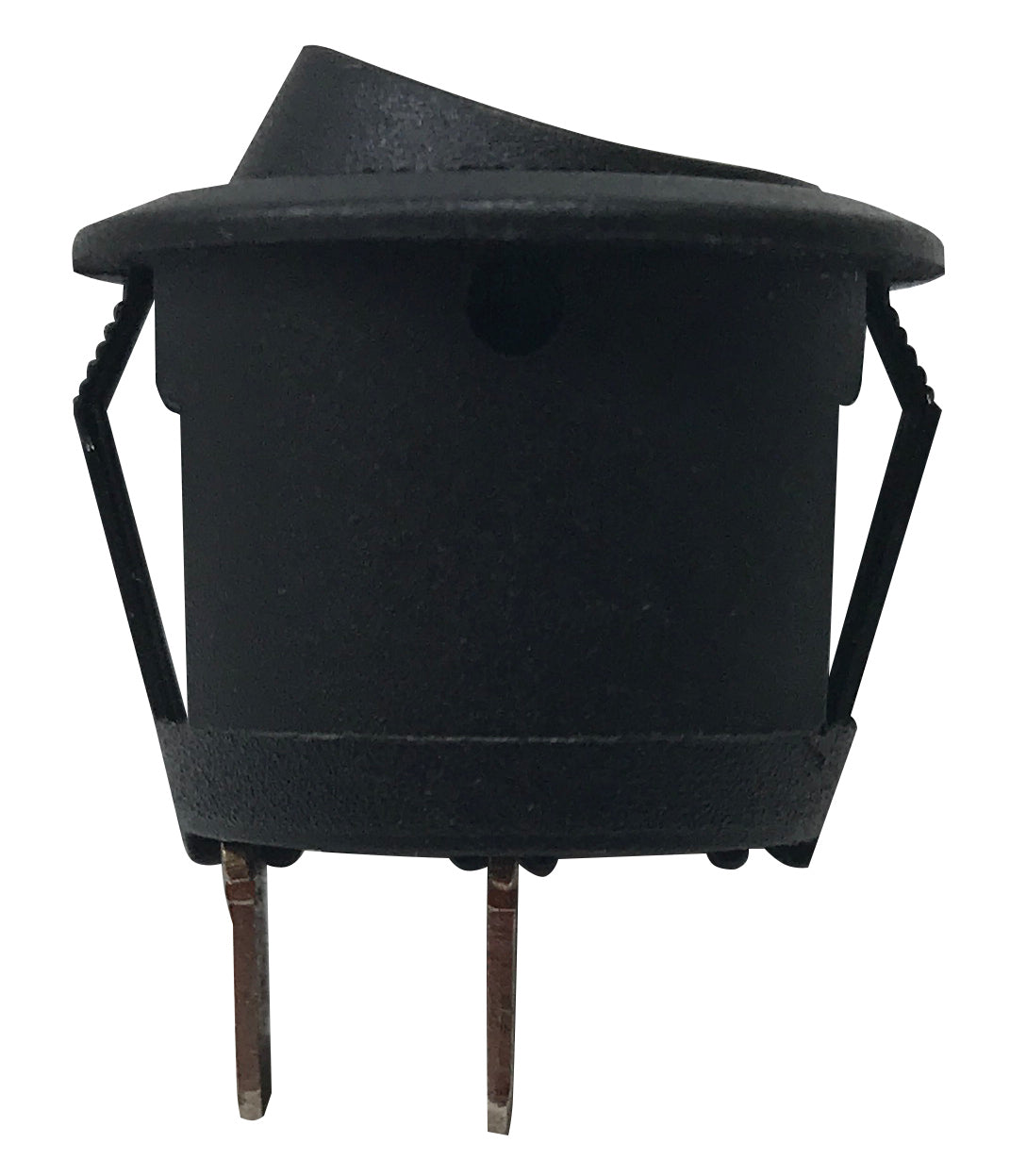 Black Non-Illuminated On Off Round Rocker Switches 12V 20A SPST - Car Boat
