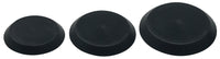 75 Piece Black Flush Plug Mount - 3/4" 7/8" & 1" Hole