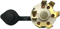 Universal Ignition Starter Barrel Switch 12V Waterproof Cover 4 Pos. & 2 Keys UK