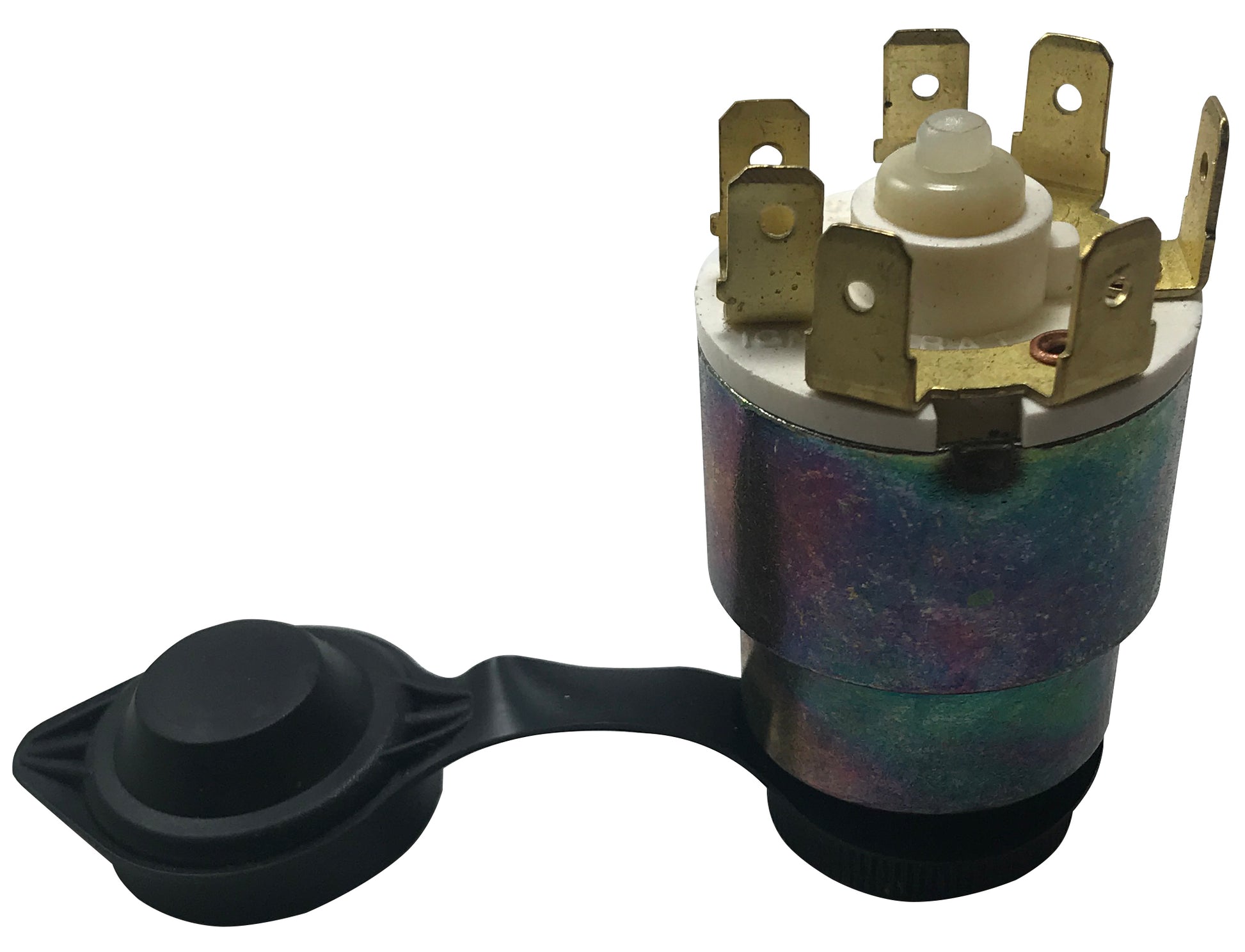 Universal Ignition Starter Barrel Switch 12V Waterproof Cover 4 Pos. & 2 Keys UK