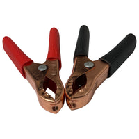 Deka # 00181 (2) 50 Amp Clamps for Battery Chargers & Testing Equipment