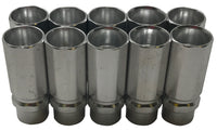 10 Piece OE Style Low Side Port Adapter R-134a A/C Service Valve Fittings