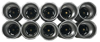 10 Piece OE Style Low Side Port Adapter R-134a A/C Service Valve Fittings