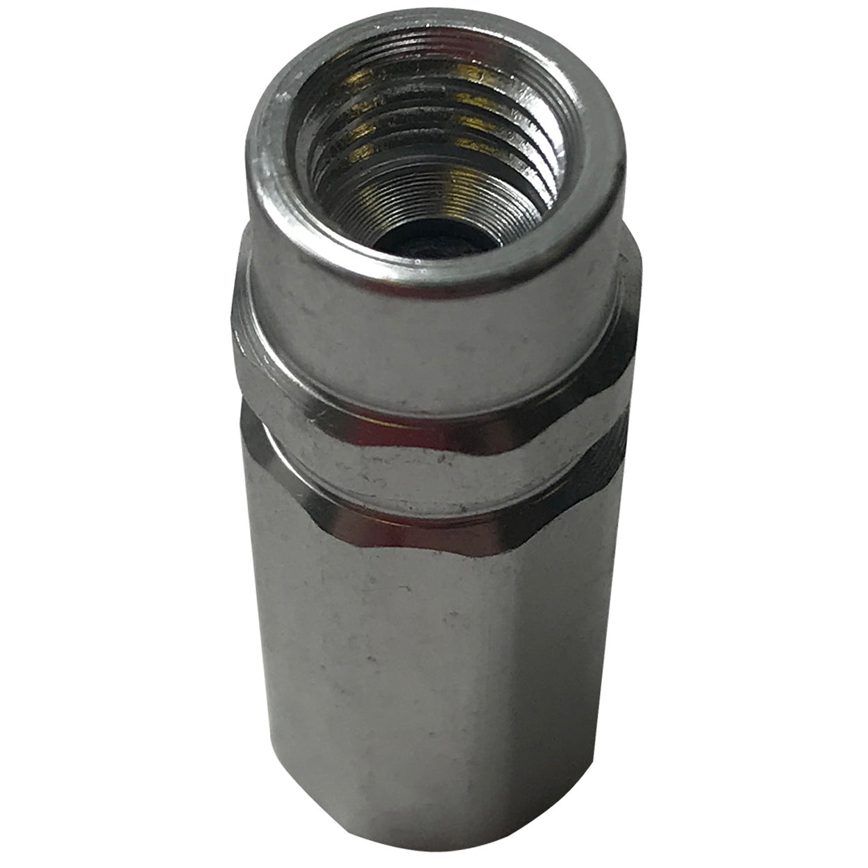 Factory OE Style R134a Low Side Primary Seal Fitting with female threads for Ford - Aluminum
