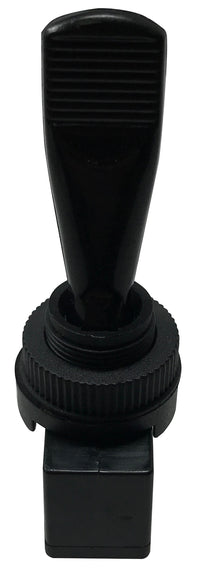 Universal Black Plastic ON / OFF Toggle Switch SPST - 12 Volt @ 10 Amps