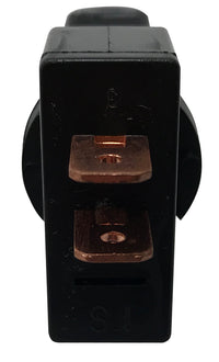 Universal Black Plastic ON / OFF Toggle Switch SPST - 12 Volt @ 10 Amps