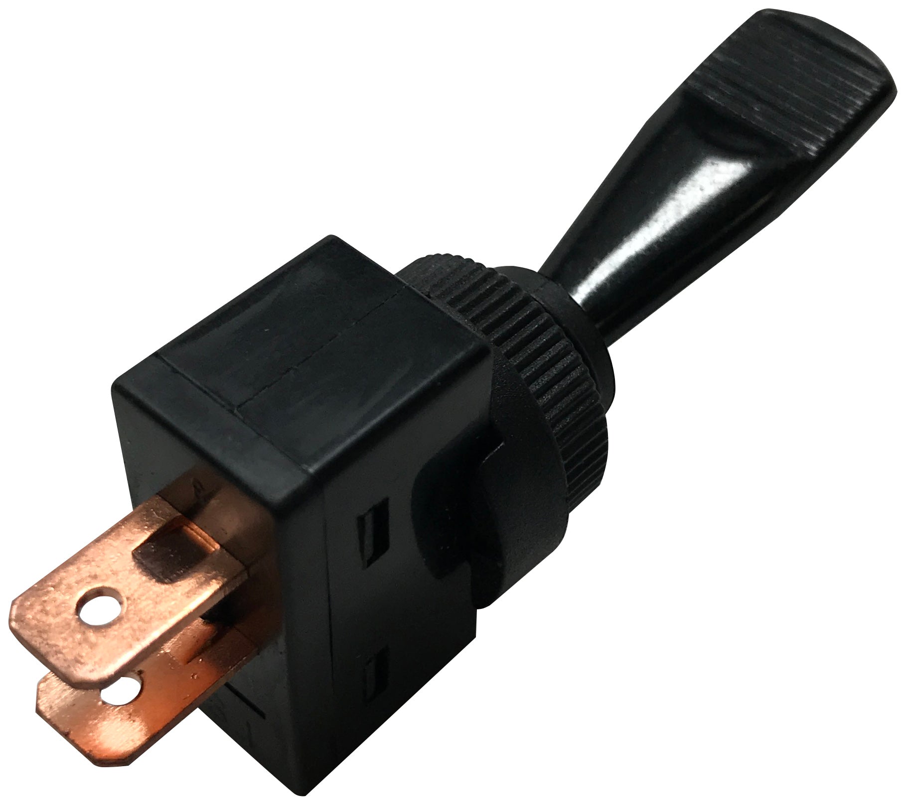 Universal Black Plastic ON / OFF Toggle Switch SPST - 12 Volt @ 10 Amps