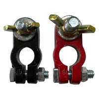 Deka # 00148 Universal Red & Black Epoxy Marine Battery Terminals & Wing Nut