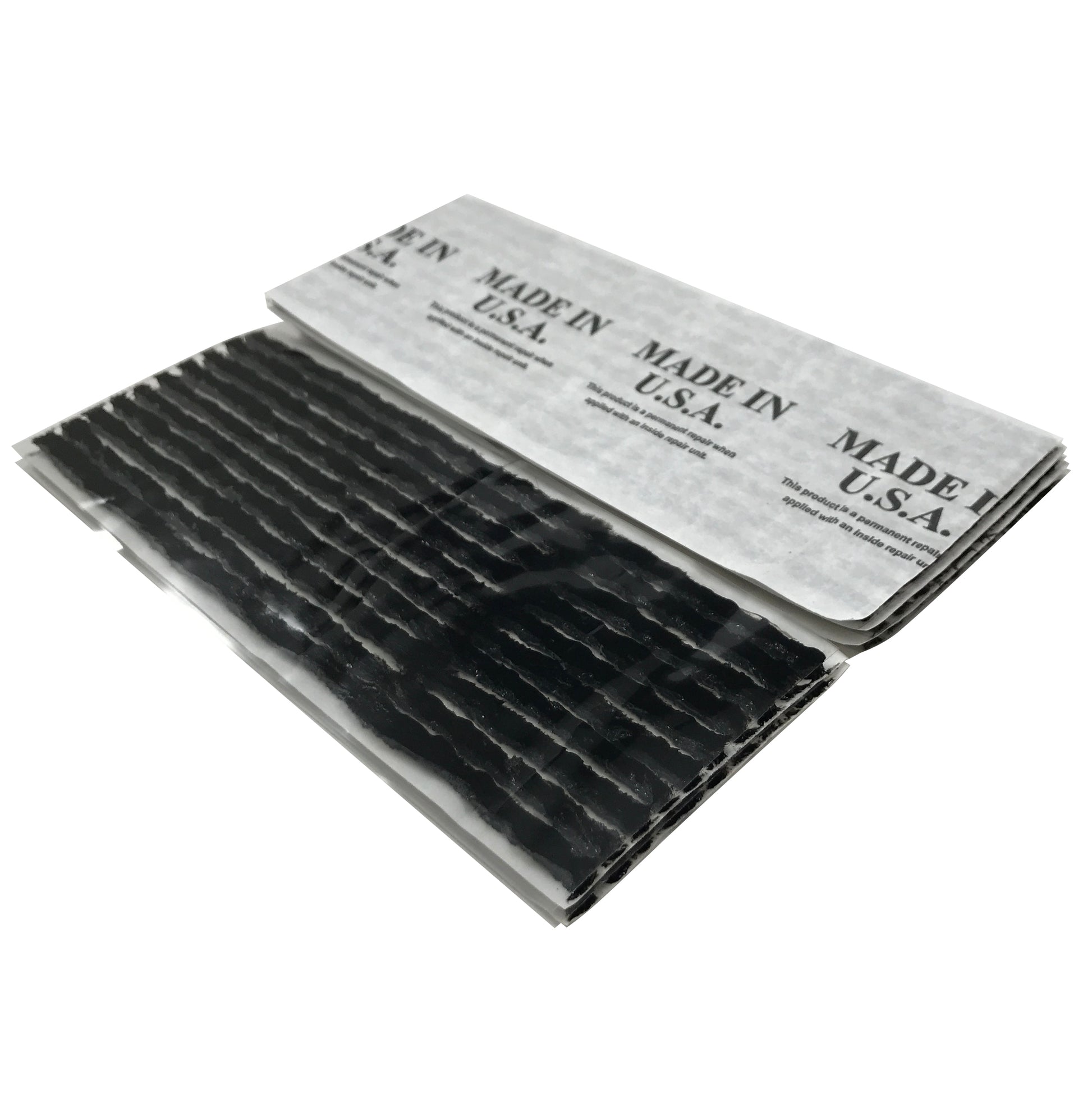 Black 7" Tire Seal Plug Truck Tubeless Self Vulcanizing Flat Repair Insert USA - 50 Strings
