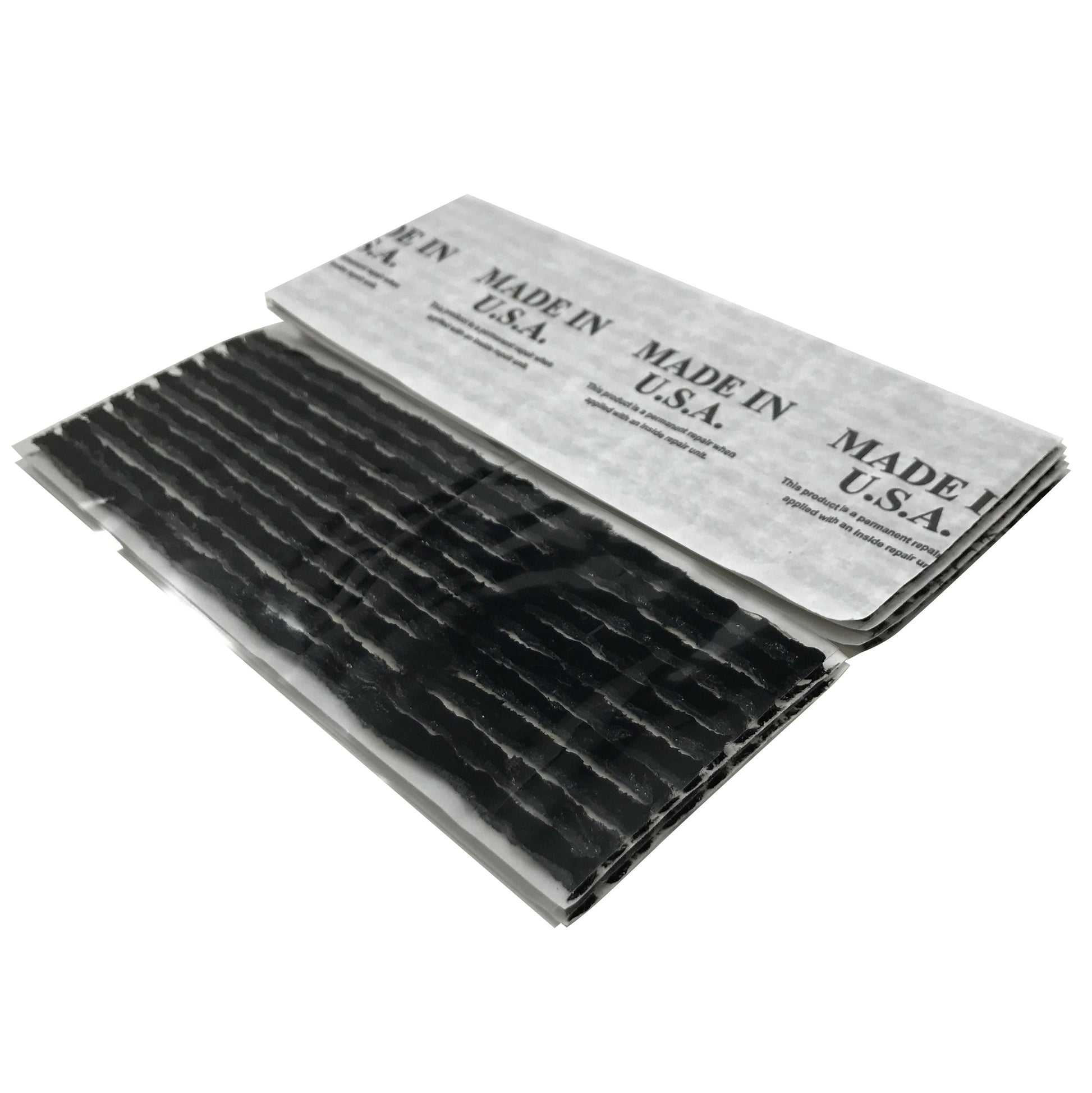 Black 7" Tire Seal Plug Truck Tubeless Self Vulcanizing Flat Repair Insert USA - 100 Strings