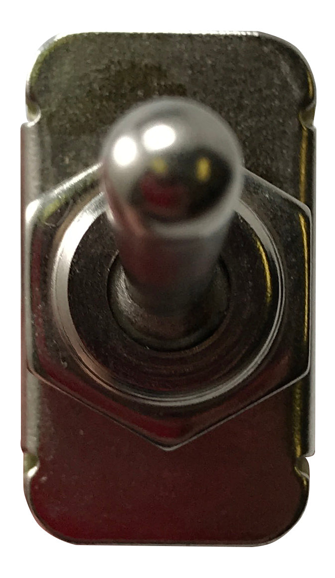 Heavy Duty FLASH/OFF Metal Toggle Switch Momentary ON / OFF - 25 Amps @ 12 Volt