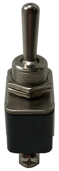 Heavy Duty FLASH/OFF Metal Toggle Switch Momentary ON / OFF - 25 Amps @ 12 Volt