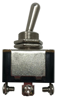 Heavy Duty Metal Toggle Switch ON / ON - 25 Amps @ 12 Volt