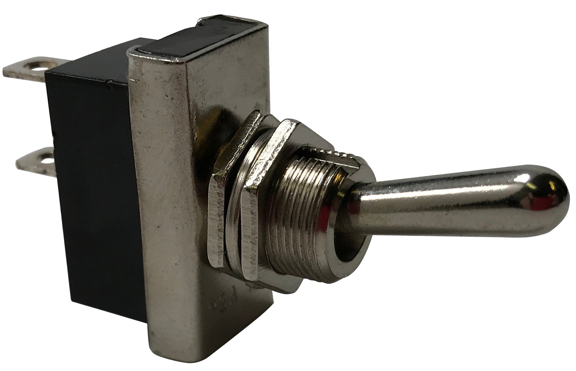 Heavy Duty On / Off Metal Toggle Switch SPST - 25 Amps @12 Volts - 1 o ...
