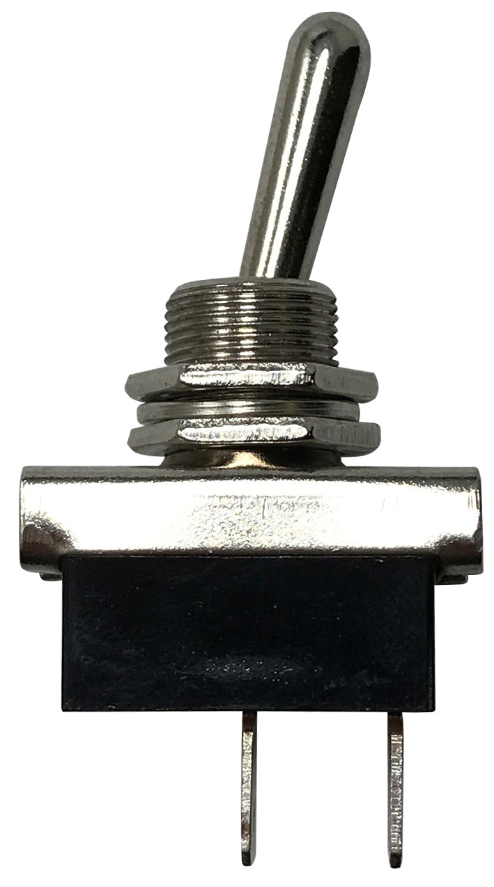 Heavy Duty On / Off Metal Toggle Switch SPST - 25 Amps @12 Volts - 1 o ...