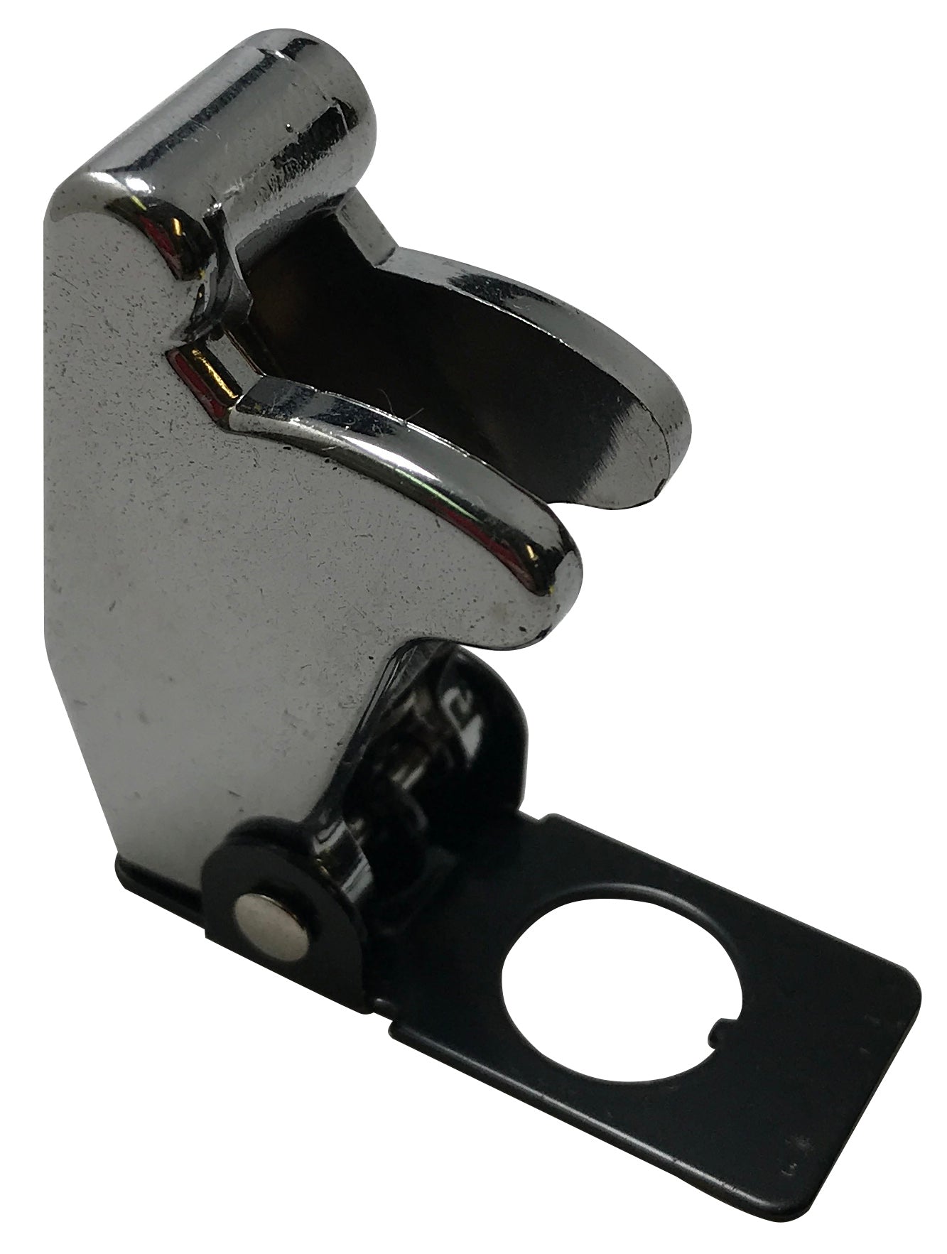 Chrome Flip Up Toggle Switch Guard Safety Cover - Aircraft Style
