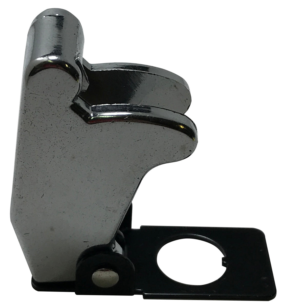 Chrome Flip Up Toggle Switch Guard Safety Cover - Aircraft Style