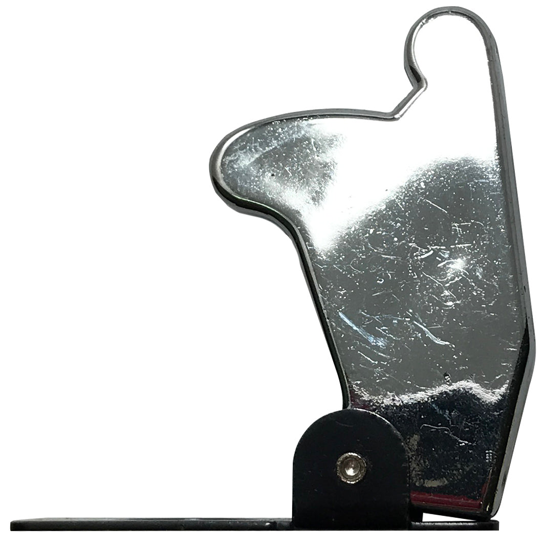 Chrome Flip Up Toggle Switch Guard Safety Cover - Aircraft Style