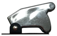 Chrome Flip Up Toggle Switch Guard Safety Cover - Aircraft Style