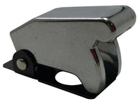 Chrome Flip Up Toggle Switch Guard Safety Cover - Aircraft Style