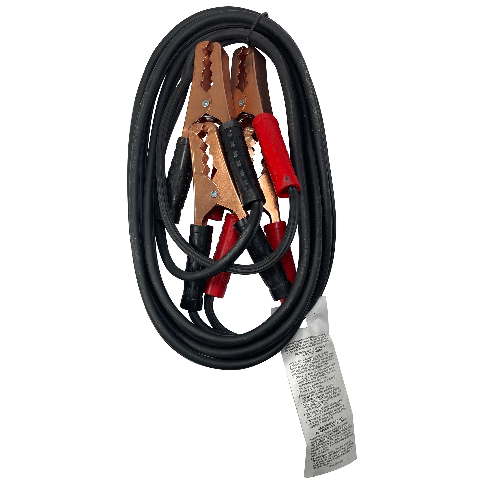 Deka 10 Gauge x 12 FT Copper Booster Jumper Cables Clamp for Car