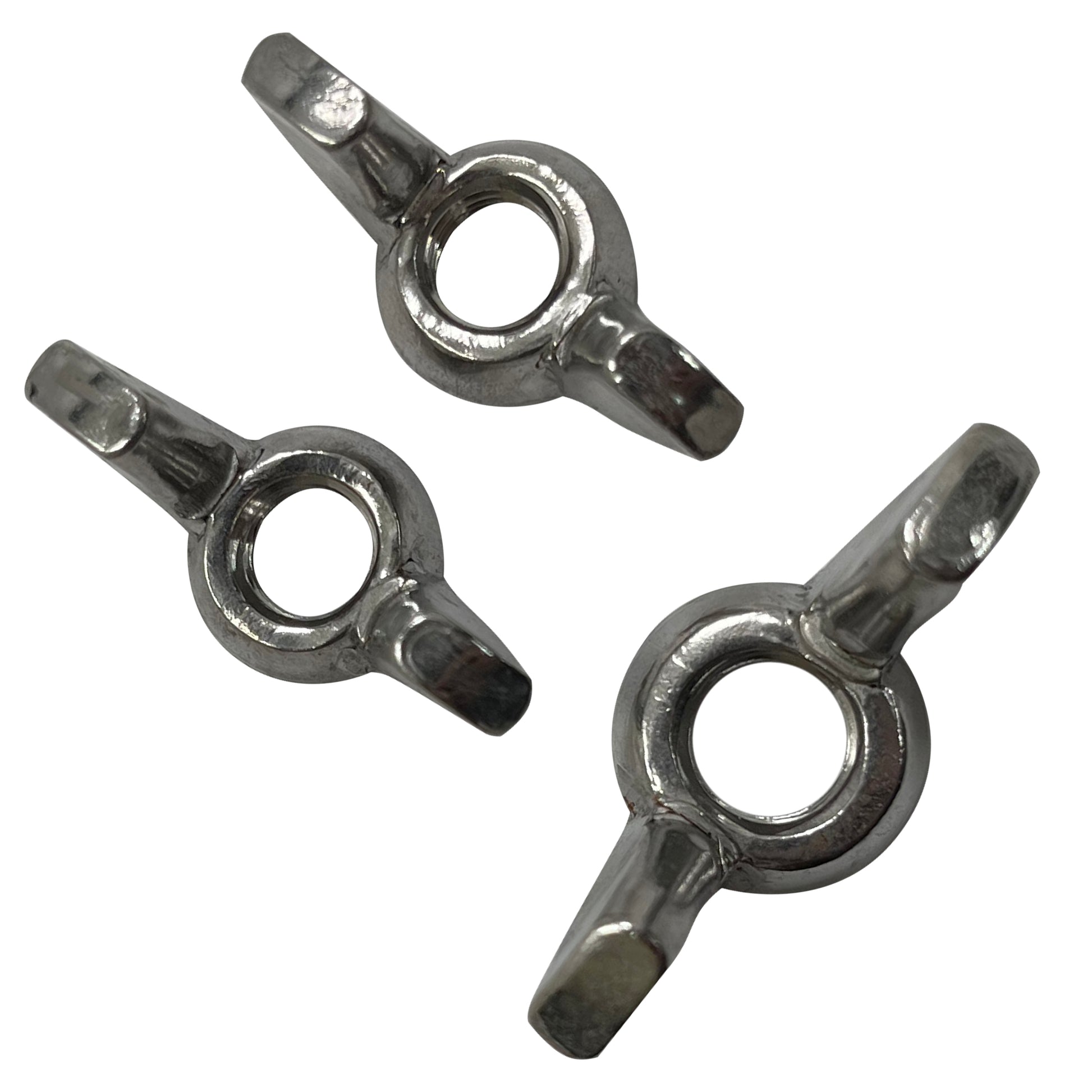 Stainless Steel Battery Wing Nuts Stud Terminals (1) 3/8" & (2) 5/16"