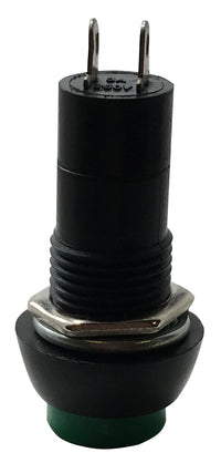 OFF/ ON SPST GREEN ROUND Momentary Push Button Switches 2 pin
