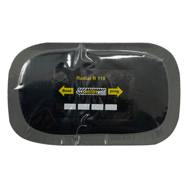 (100) Rectangle 1-3/4" x 3 in Grey Gum Rubber Radial Tire Repair Patch USA