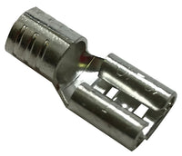 Non-Insulated Female Quick Disconnect 8 Gauge .250 Tab - 100 Pack