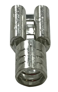 Non-Insulated Female Quick Disconnect 8 Gauge .250 Tab - 100 Pack