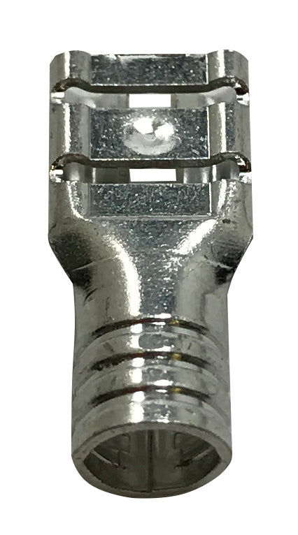 Non-Insulated Female Quick Disconnect 8 Gauge .250 Tab - 100 Pack