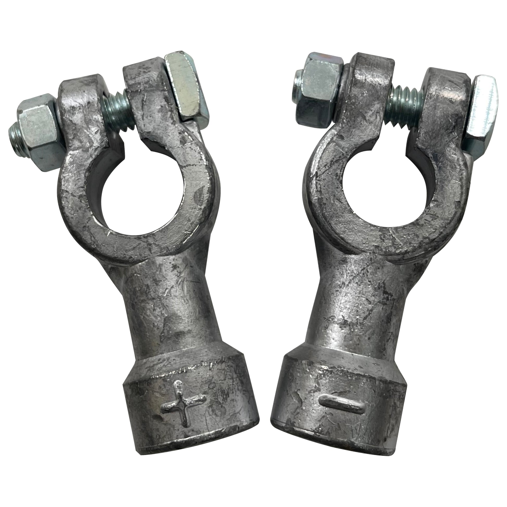 Top Post to Side Battery Cable Terminal Adapter - Positive & Negative