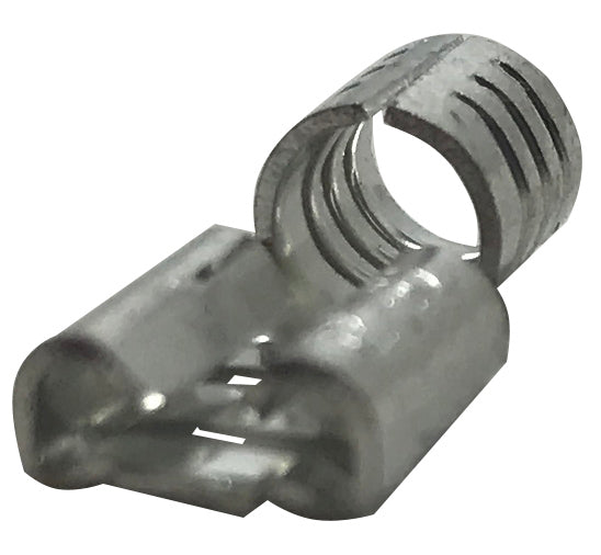 Non-Insulated Female Quick Disconnect 8 Gauge .250 Tab - 100 Pack